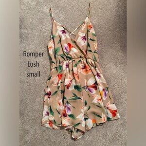 Lush Floral Romper
